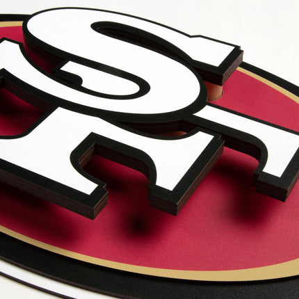 San Francisco 49ers 3DX Die Cut Logo