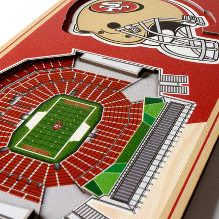San Francisco 49ers 3D Stadium 6x19 Banners