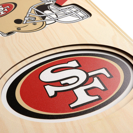 San Francisco 49ers 8x32 3D Stadium Banner
