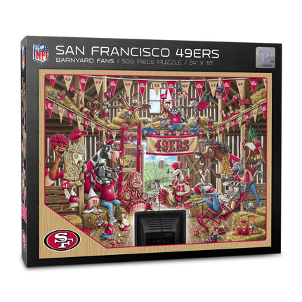 San Francisco 49ers Barnyard Fans Puzzle - 500 PC