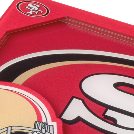 San Francisco 49ers 3D Logo Series Coasters