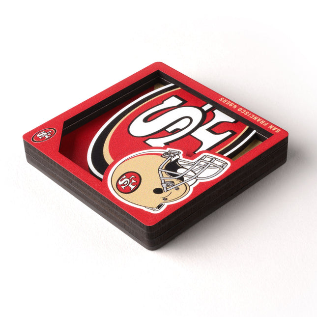 San Francisco 49ers 3D Logo Series Magnet