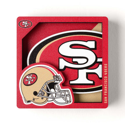 San Francisco 49ers 3D Logo Series Magnet
