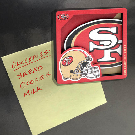 San Francisco 49ers 3D Logo Series Magnet