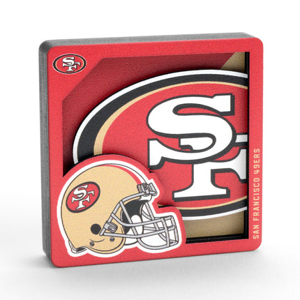 San Francisco 49ers 3D Logo Series Magnet