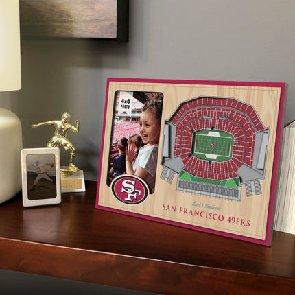 San Francisco 49ers 3D StadiumView Picture Frame