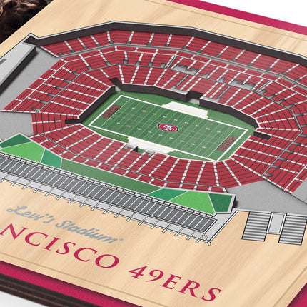 San Francisco 49ers 3D StadiumView Picture Frame