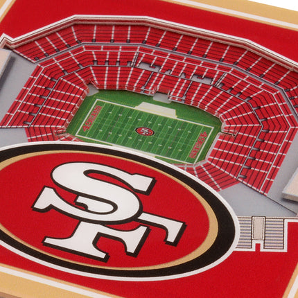 San Francisco 49ers 3D Stadium View Coasters