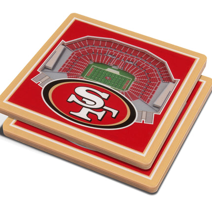 San Francisco 49ers 3D Stadium View Coasters