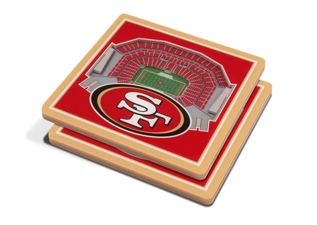 San Francisco 49ers 3D Stadium View Coasters
