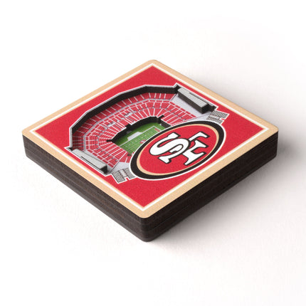 San Francisco 49ers 3D StadiumView Magnets