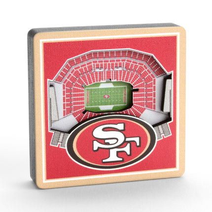 San Francisco 49ers 3D StadiumView Magnets