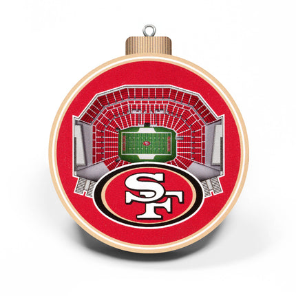 San Francisco 49ers 3D StadiumView Ornaments