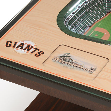 San Francisco Giants 25-Layer StadiumView End Table