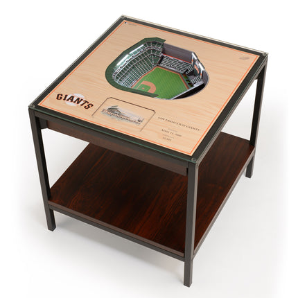 San Francisco Giants 25-Layer StadiumView End Table