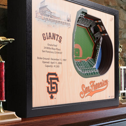 San Francisco Giants 25 Layer Stadium Art