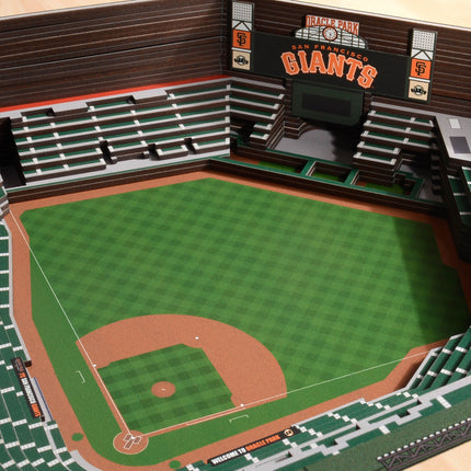 San Francisco Giants 25 Layer Stadium Art