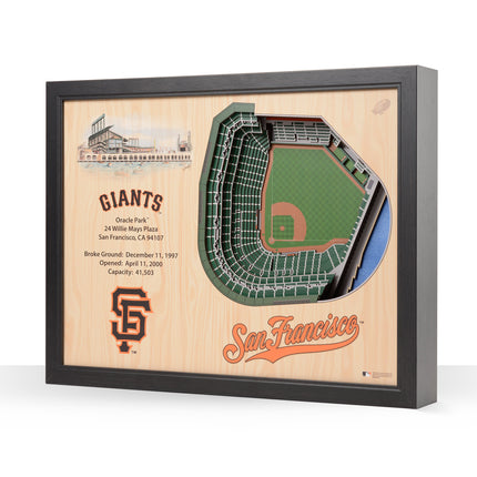 San Francisco Giants 25 Layer Stadium Art