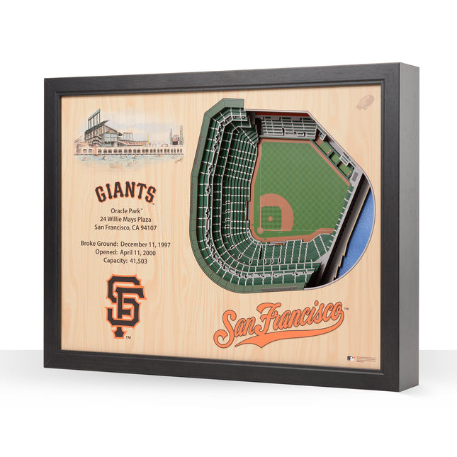 San Francisco Giants 25 Layer Stadium Art