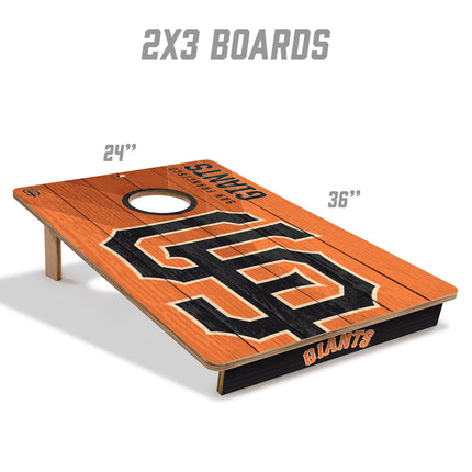 San Fransisco Giants 2x3 Cornhole Boards