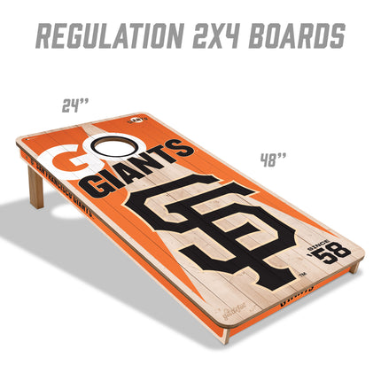 San Francisco Giants Cornhole Boards 2x4