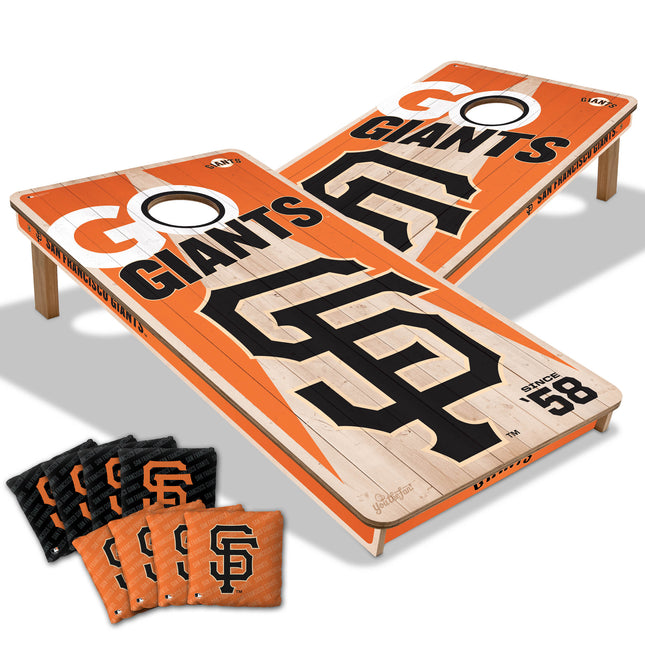 San Francisco Giants Cornhole Boards 2x4