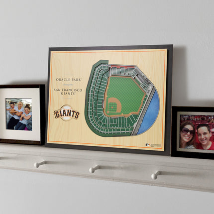San Francisco Giants 5-Layer 3D StadiumView Wall Art