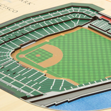 San Francisco Giants 5-Layer 3D StadiumView Wall Art