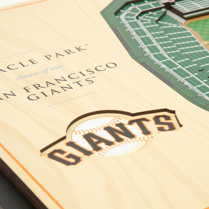 San Francisco Giants 5-Layer 3D StadiumView Wall Art