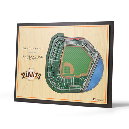 San Francisco Giants 5-Layer 3D StadiumView Wall Art