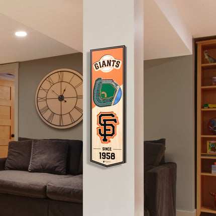 San Francisco Giants 3D Stadium 6x19 Banners