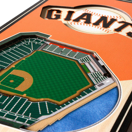 San Francisco Giants 3D Stadium 6x19 Banners