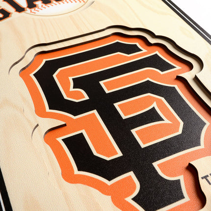 San Francisco Giants 8x32 3D Stadium Banner