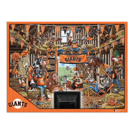 San Francisco Giants Barnyard Fans Puzzle - 500 PC