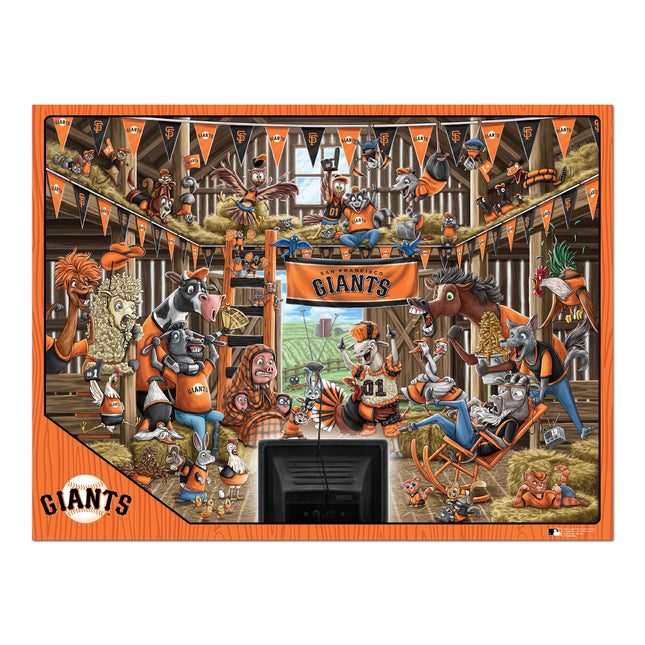 San Francisco Giants Barnyard Fans Puzzle - 500 PC