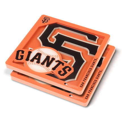 San Francisco Giants 3D Logo Series Coasters