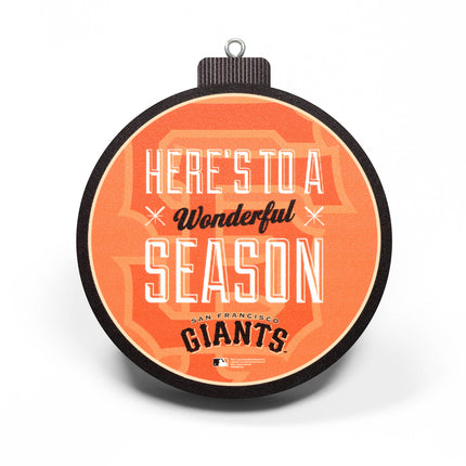 San Francisco Giants 3D Logo Series Ornament