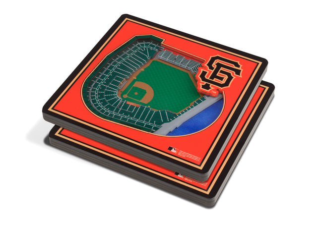 San Francisco Giants 3D Stadium View Coasters