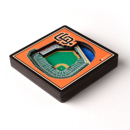 San Francisco Giants 3D StadiumView Magnets