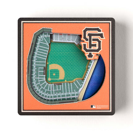 San Francisco Giants 3D StadiumView Magnets