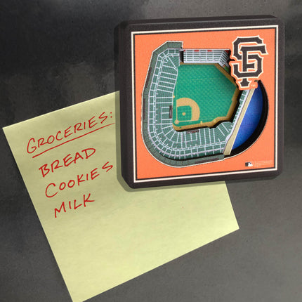 San Francisco Giants 3D StadiumView Magnets