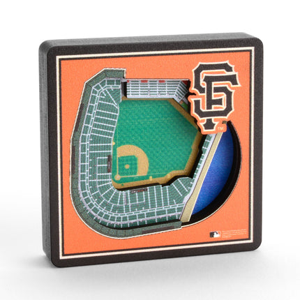 San Francisco Giants 3D StadiumView Magnets