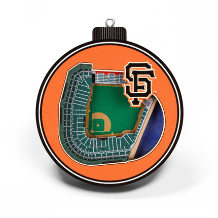 San Francisco Giants 3D StadiumView Ornaments