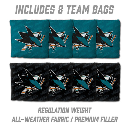 San Jose Sharks 2x3 Cornhole Boards
