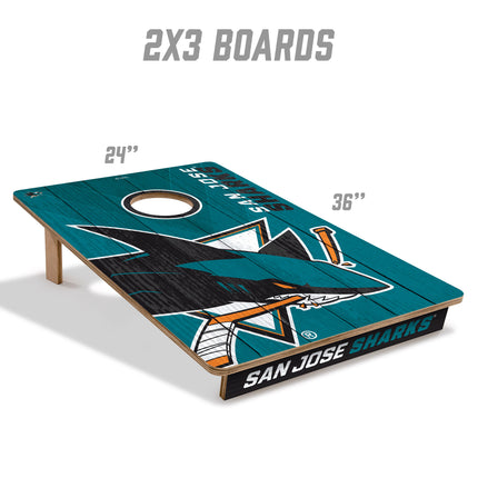 San Jose Sharks 2x3 Cornhole Boards