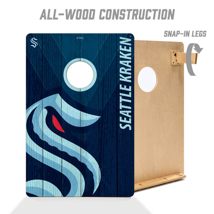 Seattle Kraken 2x3 Cornhole Boards