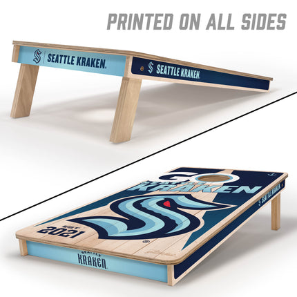 Seattle Kraken 2x4 Cornhole