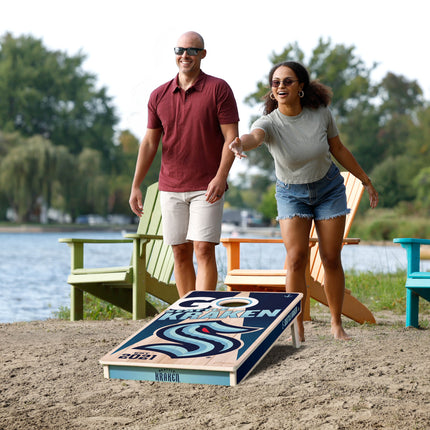 Seattle Kraken 2x4 Cornhole
