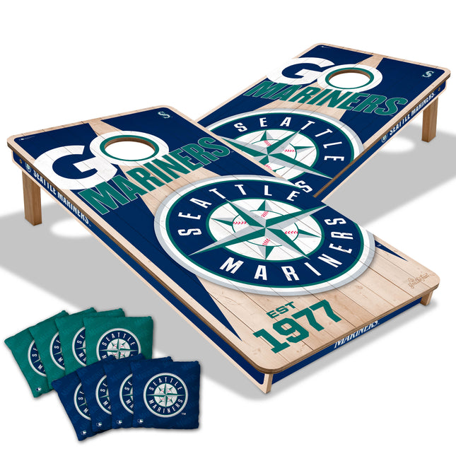 Seattle Mariners  Cornhole Boards 2x4