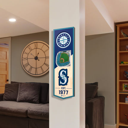Seattle Mariners 3D Stadium 6x19 Banners